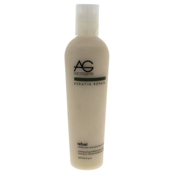 AG Hair Cosmetics Keratin Repair Refuel Sulfate-Free Strengthening Shampoo by AG Hair Cosmetics for Unisex - 8 oz Shampoo