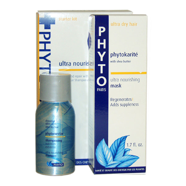 Phyto Phyto Rx Express Ultra Nourishing Starter Kit by Phyto for Unisex - 2 Pc Kit Phytonectar Shampoo, Phytokarite Mask (1.7oz each)