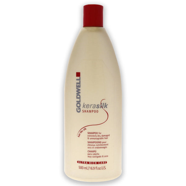 Goldwell Kerasilk Ultra Rich Care Shampoo by Goldwell for Unisex - 16.9 oz Shampoo
