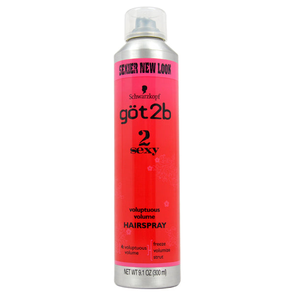 Got2b 2 Sexy Voluptuous Volume Hairspray by Got2b for Unisex - 9.1 oz Hairspray