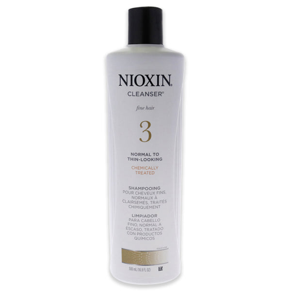Nioxin System 3 Cleanser Shampoo by Nioxin for Unisex - 16.9 oz Shampoo
