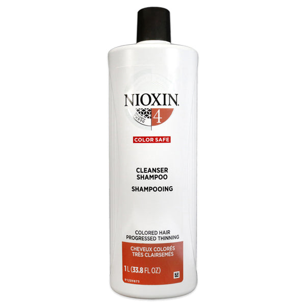 Nioxin System 4 Cleanser Shampoo by Nioxin for Unisex - 33.8 oz Shampoo