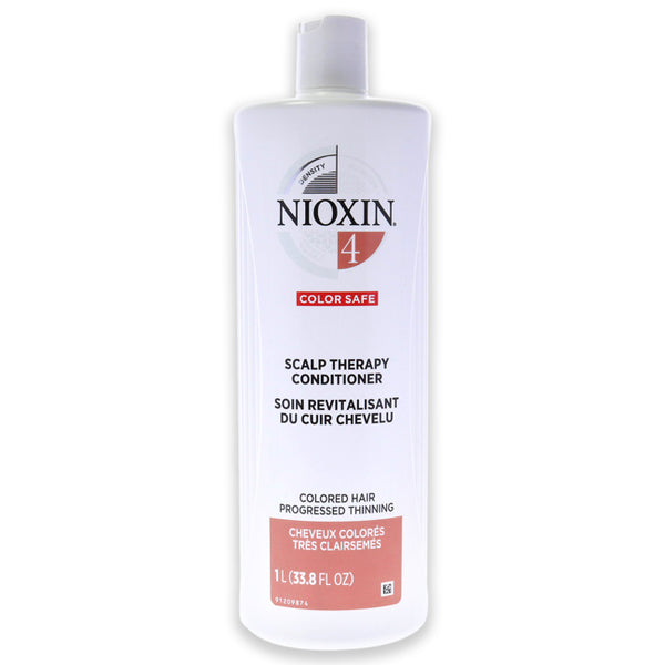 Nioxin System 4 Scalp Therapy Conditioner by Nioxin for Unisex - 33.8 oz Conditioner