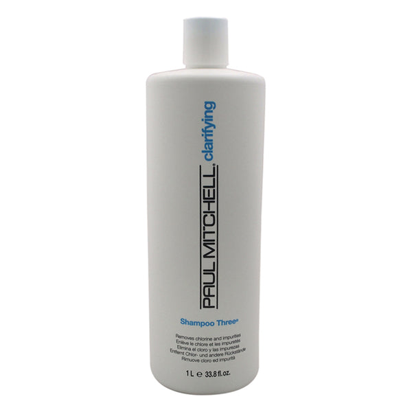 Paul Mitchell Shampoo Three by Paul Mitchell for Unisex - 33.8 oz Shampoo