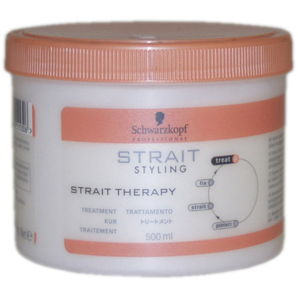 Schwarzkopf Strait Styling Strait Therapy Treatment by Schwarzkopf for Unisex - 16.9 oz Treatment