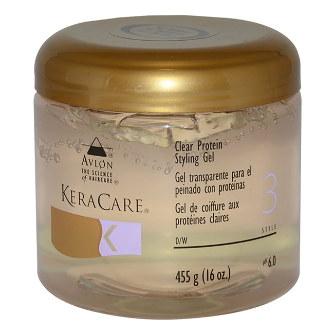 Avlon KeraCare Clear Protein Styling Gel by Avlon for Unisex - 16 oz Gel