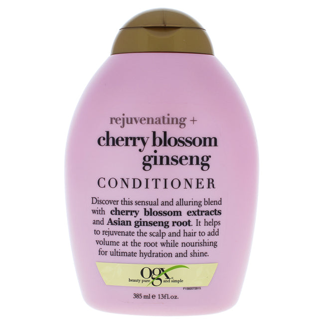 Organix Rejuvenating Cherry Blossom Ginseng Conditioner by Organix for Unisex - 13 oz Conditioner