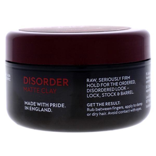 Lock Stock Barrel Disorder Ultra Matte Clay by Lock Stock Barrel for Men - 3.53 oz Clay