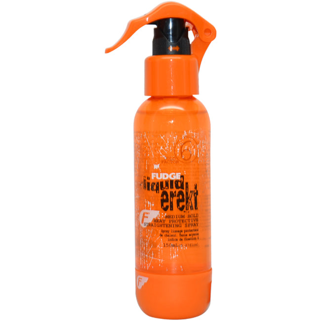 Fudge Liquid Erekt Medium Hold Heat Protective Straightening Spray by Fudge for Unisex - 5.07 oz Spray