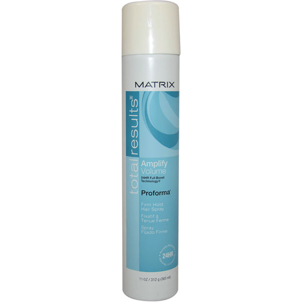 Matrix Total Results Amplify Volume Firm Hold Hairspray by Matrix for Unisex - 11 oz Hairspray