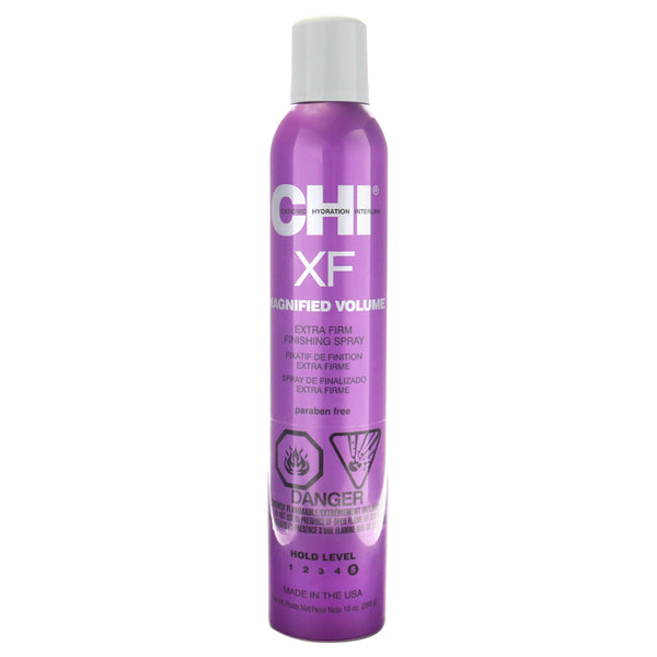CHI Magnified Volume Extra Firm Finishing Spray by CHI for Unisex - 10 oz Hair Spray