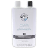 Nioxin System 2 Kit by Nioxin for Unisex - 33.8oz Shampoo, Conditioner