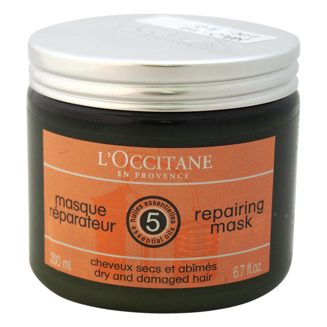 LOccitane Aromachologie Repairing Mask - Dry and Damaged Hair by LOccitane for Unisex - 6.7 oz Mask