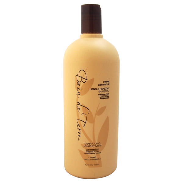 Bain de Terre Sweet Almond Oil Long Healthy Shampoo by Bain de Terre for Unisex - 33.8 oz Shampoo
