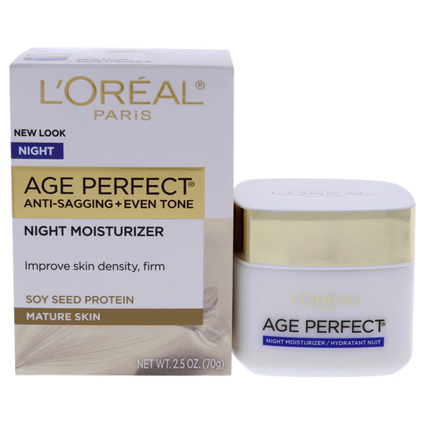 L'Oreal Age Perfect Night Cream by LOreal Professional for Unisex - 2.5 oz Moisturizer