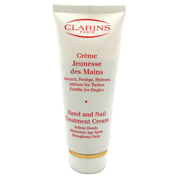 Clarins Hand And Nail Treatment Cream by Clarins for Unisex - 3.5 oz Treatment (Unboxed)