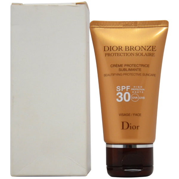 Christian Dior Dior Bronze Beautifying Protective Sun Care Hight Protection SPF 30 For Face by Christian Dior for Unisex - 1.7 oz Sun Care (Tester)