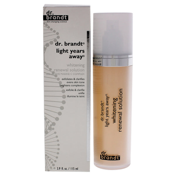 Dr. Brandt Light Years Away Whitening Renewal Solution by Dr. Brandt for Unisex - 3.9 oz Solution