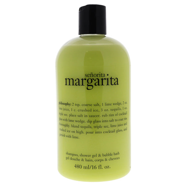 Philosophy Senorita Margarita by Philosophy for Unisex - 16 oz Shampoo, Shower Gel and Bubble Bath