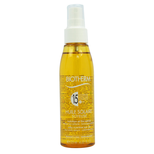 Biotherm Huile Solaire SPF 15 - Silky Nutritive Sun Oil by Biotherm for Unisex - 4.22 oz Oil