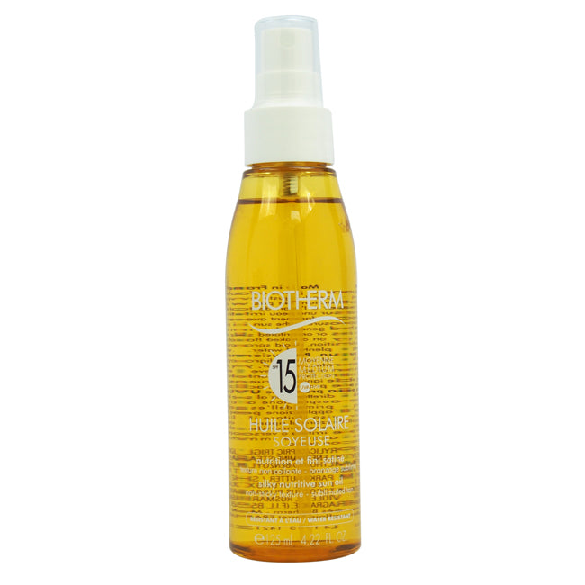 Biotherm Huile Solaire SPF 15 - Silky Nutritive Sun Oil by Biotherm for Unisex - 4.22 oz Oil