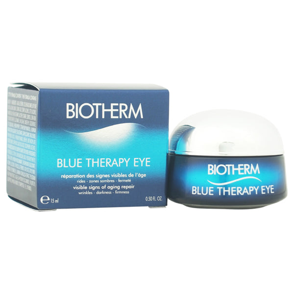 Biotherm Blue Therapy Eye - Visible Signs of Aging Repair by Biotherm for Unisex - 0.5 oz Cream