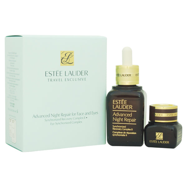 Estee Lauder Advanced Night Repair For Face And Eyes Kit by Estee Lauder for Unisex - 2 Pc Kit 1.7oz Advanced Night Repair Synchronized Recovery Complex II - All Skin Types, 0.5oz Advanced Night Repair Eye Synchronized Complex - All Skin Types