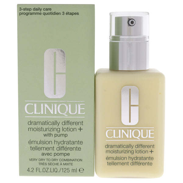 Clinique Dramatically Different Moisturizing Lotion+ - Very Dry To Dry Combination Skin by Clinique for Unisex - 4.2 oz Moisturizer
