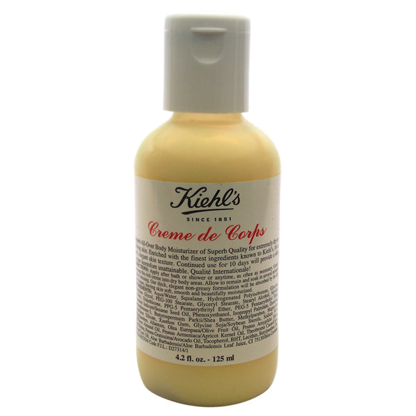 Kiehls Creme de Corps For Extremely Dry or Flaking Skin by Kiehls for Unisex - 4.2 oz Body Cream