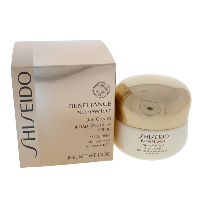 Shiseido Benefiance NutriPerfect Day Cream SPF 18 by Shiseido for Unisex - 1.8 oz Cream