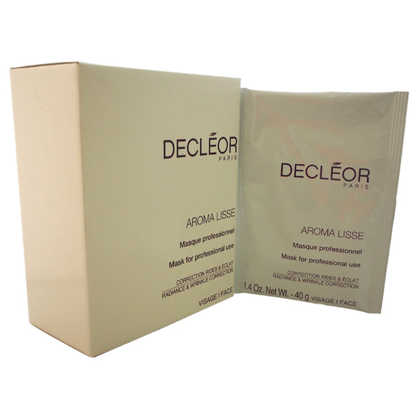 Decleor Aroma Lisse Mask Radiance & Wrinkle Correction by Decleor for Unisex - 5 x 1.4 oz Mask (Salon Size)