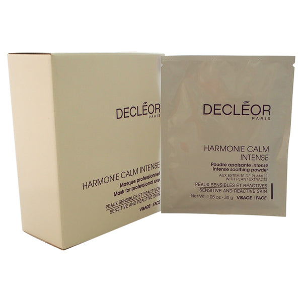 Decleor Harmonie Calm Intense Soothing Powder Mask For Sensitive and Reactive Skin by Decleor for Unisex - 5 x 1.05 oz Mask (Salon Size)