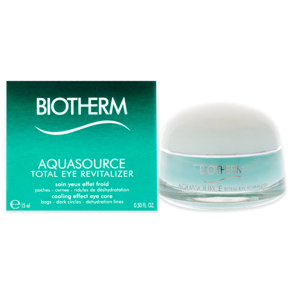 Biotherm Aquasource Total Eye Revitalizer by Biotherm for Unisex - 0.5 oz Cream