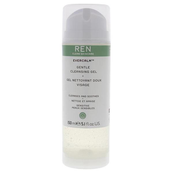 REN Evercalm Gentle Cleansing Gel by REN for Unisex - 5.1 oz Gel