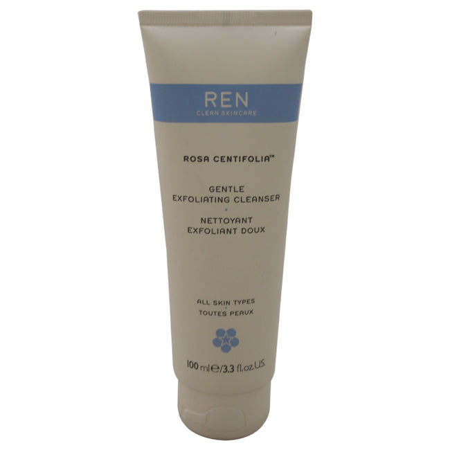 REN Rosa Centifolia Gentle Exfoliating Cleanser by REN for Unisex - 3.3 oz Cleanser