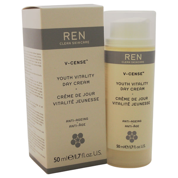 REN V-Cense Youth Vitality Day Cream by REN for Unisex - 1.7 oz Cream