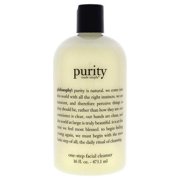 Philosophy Purity Made Simple One Step Facial Cleanser by Philosophy for Unisex - 16 oz Cleanser