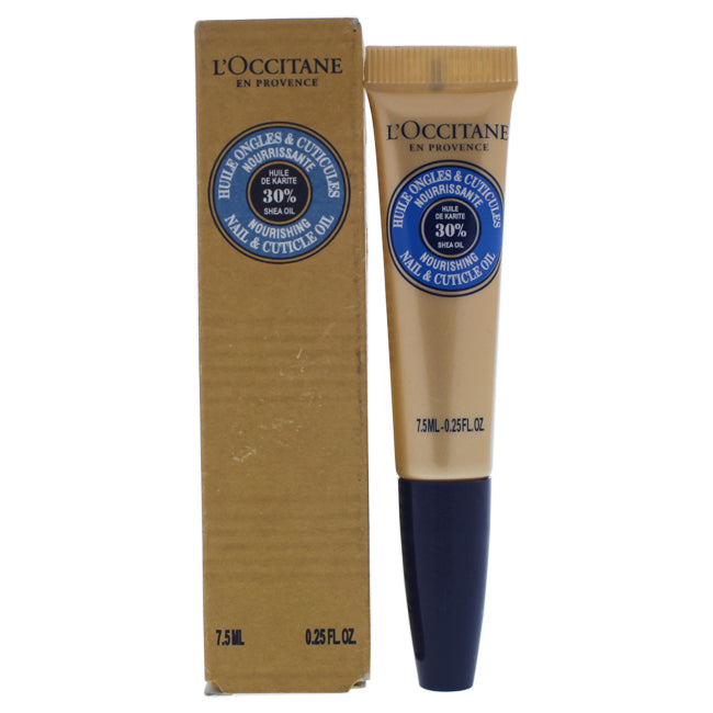 LOccitane Shea Nourishing Nail and Cuticle Oil by LOccitane for Unisex - 0.25 oz Oil