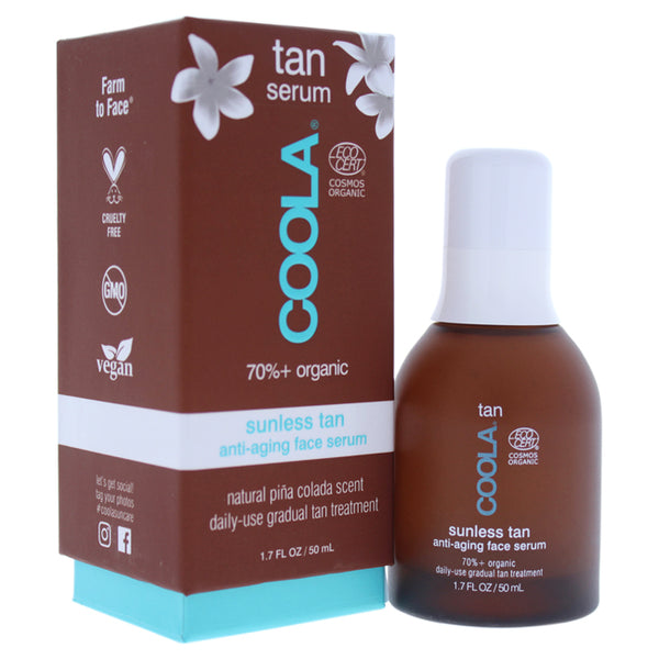 Coola Sunless Tan Anti-Aging Face Serum by Coola for Unisex - 1.7 oz Serum