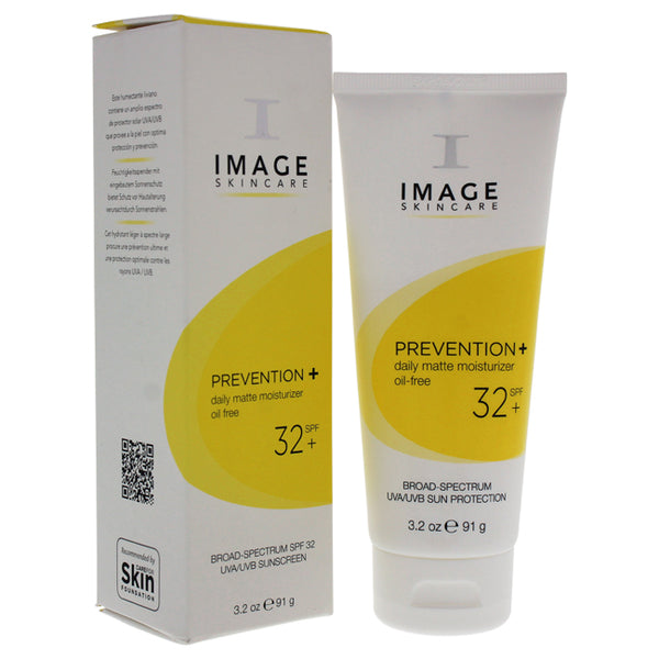 Image Prevention Plus Daily Matte Moisturizer Oil-Free SPF 32 by Image for Unisex - 3.2 oz Sunscreen