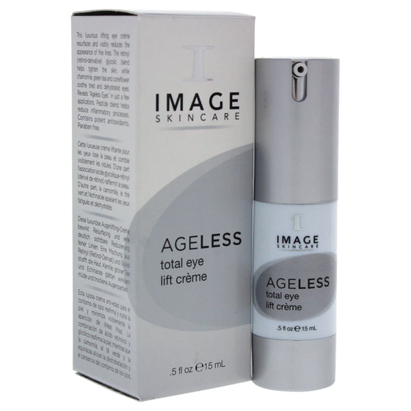 Image Ageless Total Eye Lift Creme by Image for Unisex - 0.5 oz Cream