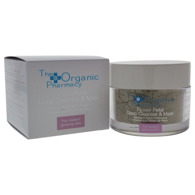 The Organic Pharmacy Flower Petal Deep Cleanser & Mask by The Organic Pharmacy for Unisex - 2.11 oz Cleanser