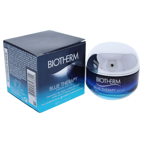 Biotherm Blue Therapy Cream SPF 15 by Biotherm for Unisex - 1.69 oz Cream