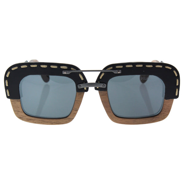 Prada Prada SPR 26R UA6-1A1 - Nut Canaletto Black Leather/Grey Gradient by Prada for Unisex - 51-25-140 mm Sunglasses