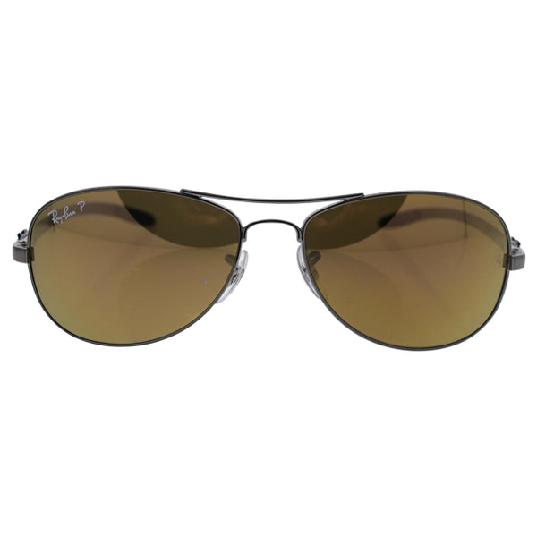 Ray Ban Ray Ban RB 8301 004/N3 - Gunmetal Grey/Gold Polarized by Ray Ban for Unisex - 56-14-140 mm Sunglasses