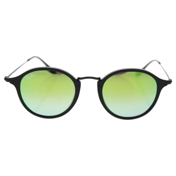 Ray Ban Ray Ban RB 2447 901/4J - Black/Green Gradient Flash by Ray Ban for Unisex - 49-21-145 mm Sunglasses