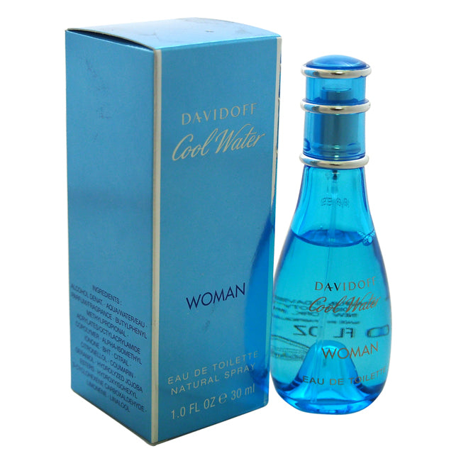 Davidoff Cool Water by Davidoff for Women - 1 oz EDT Spray