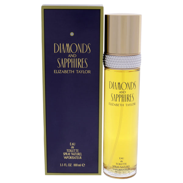 Elizabeth Taylor Diamonds and Sapphires by Elizabeth Taylor for Women - 3.3 oz EDT Spray
