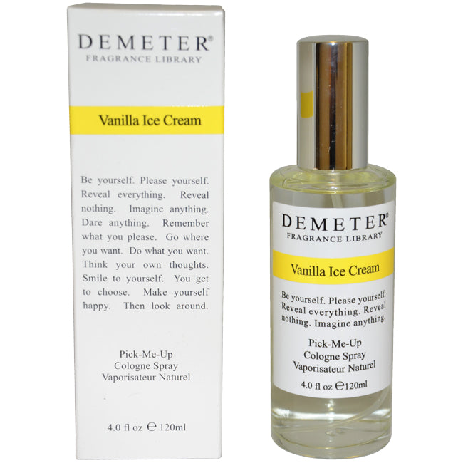 Demeter Vanilla Ice Cream by Demeter for Women - 4 oz Cologne Spray