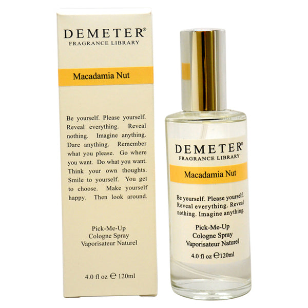 Demeter Macadamia Nut by Demeter for Women - 4 oz cologne Spray